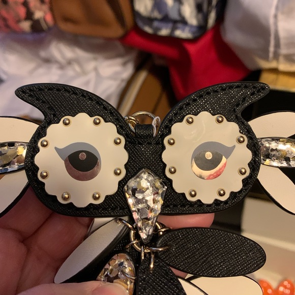 Kate Spade Owl Bag Charm/Keychain NWT - Picture 3 of 5